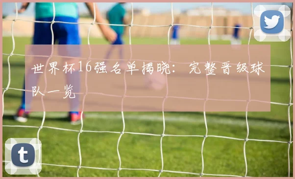 世界杯16强名单揭晓:完整晋级球队一览