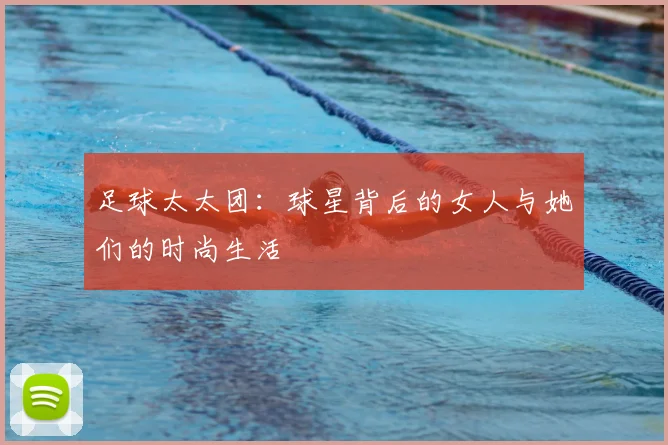 足球太太团:球星背后的女人与她们的时尚生活